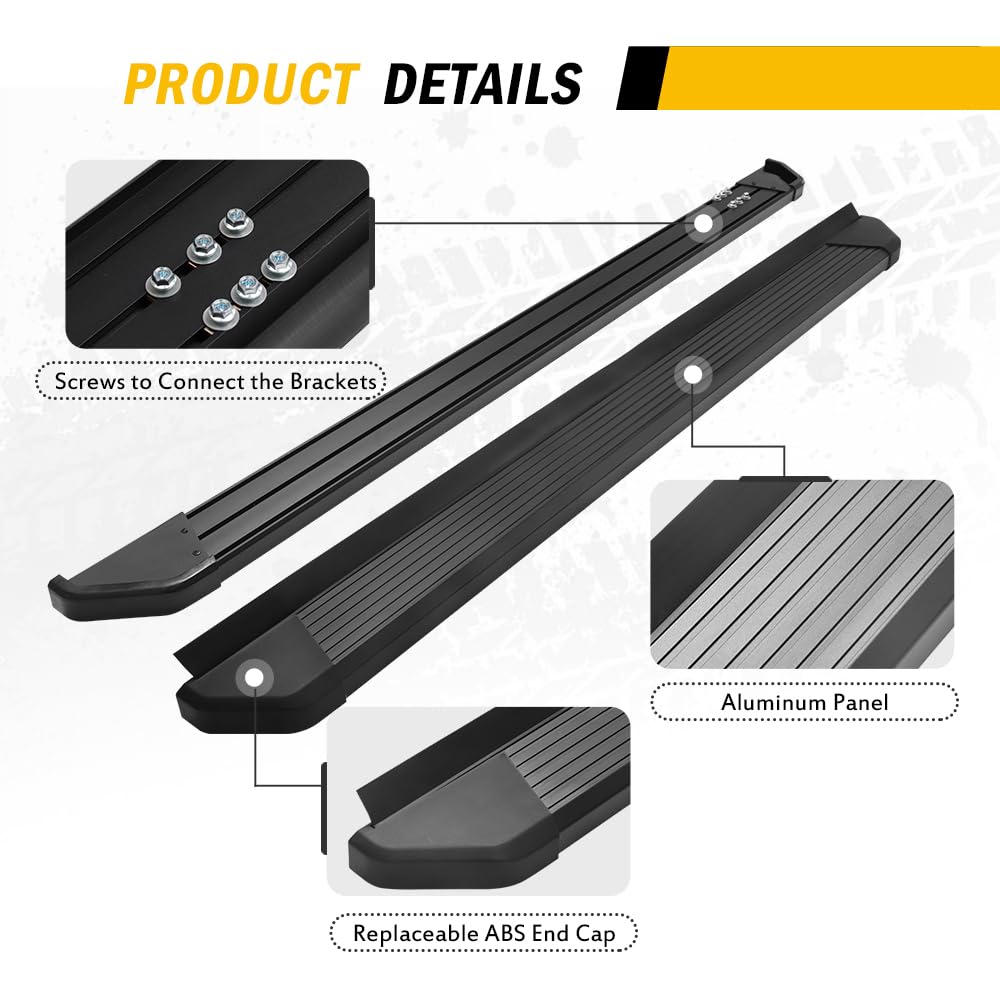 EZREXPM Running Boards Fit for Honda Pilot 2023 2024 2025 600LBS Side Steps Nerf Bar