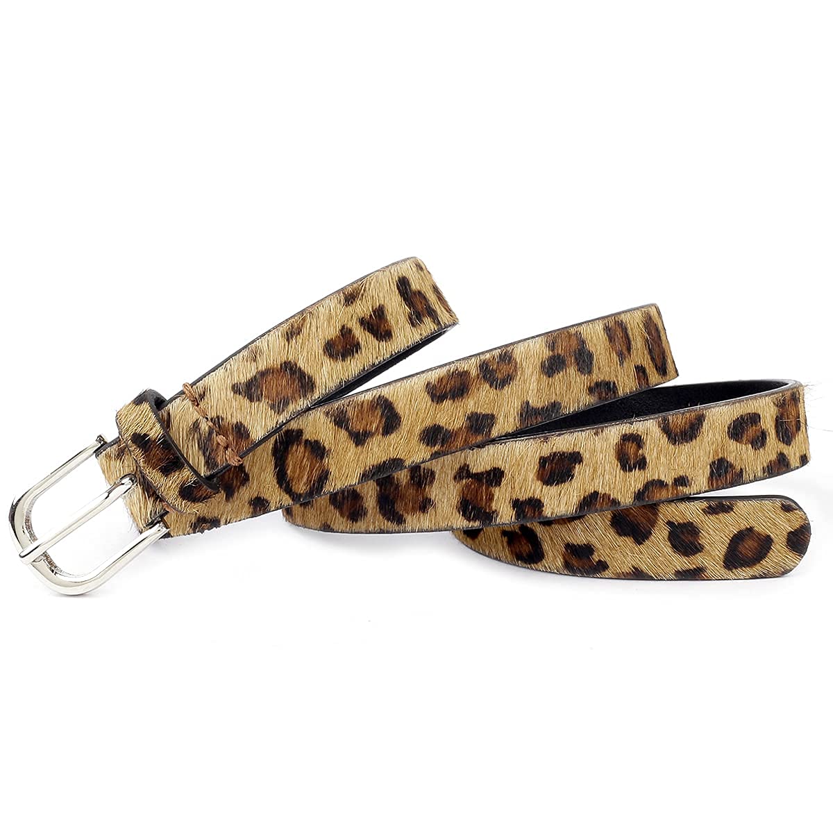Women's Leopard Print Belt for Jeans Genuine Belt & Alloy-Buckle Leather Belts-image-28