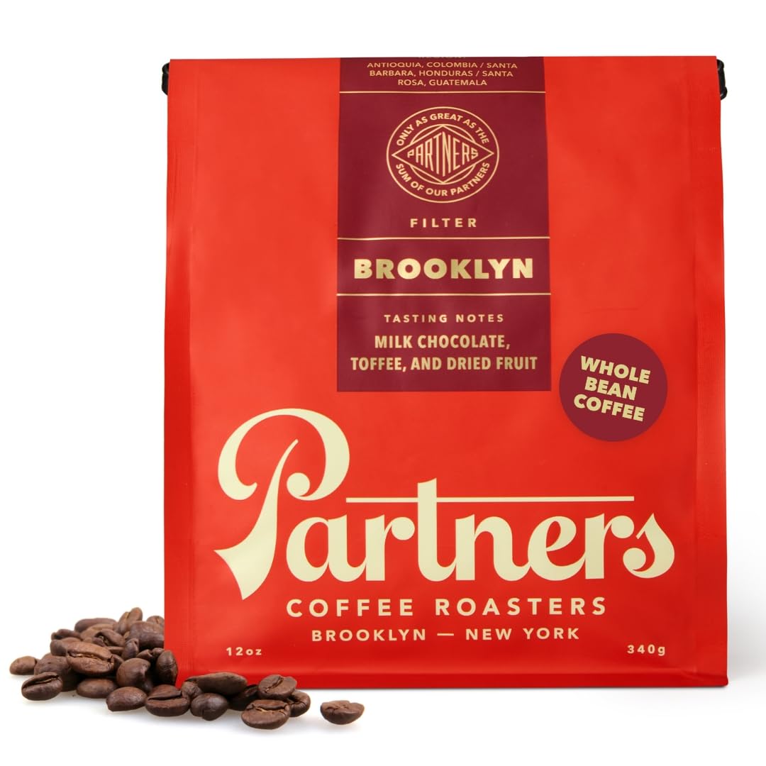 - Whole Bean Coffee (Brooklyn - Medium Roast) 12oz - Versatile & Delicious Daily Brew - Whole Coffee Beans - Lab Tested for Mycotoxins & Heavy Metals - Hand Roasted in NYC