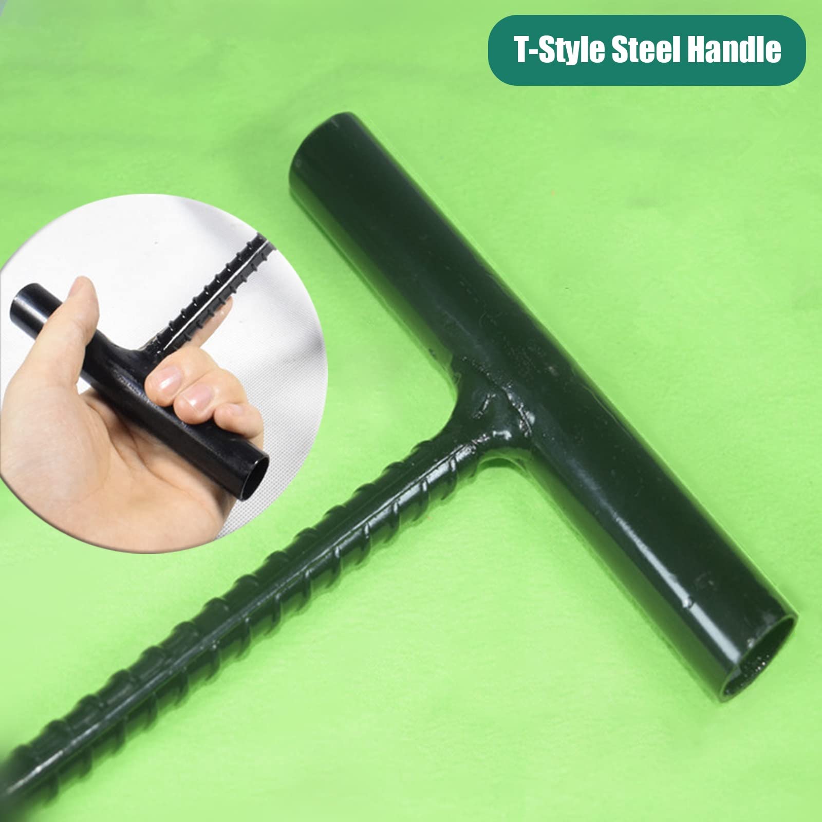 Edelstahl-Kanaldeckelhaken Mit T-Griff – Ergonomisch, 29 Cm Lang, Hohe Tragfähigkeit, Robust Und Bruchfest, Zum Öffnen Von Schachtdeckeln Bei Wartung Und Industrie