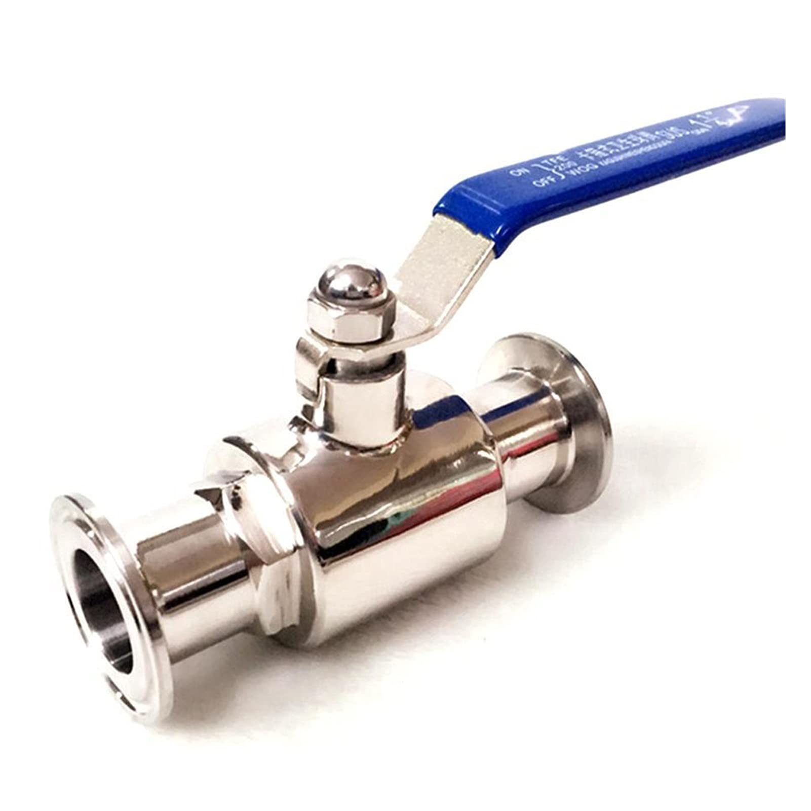 VSPPJYFG Ball Valve Hot And Cold Water Stop 51mm Pipe Outer Diameter X 2" Three-clamp Sanitary Ball Globe Valve SUS 304 Stainless Steel