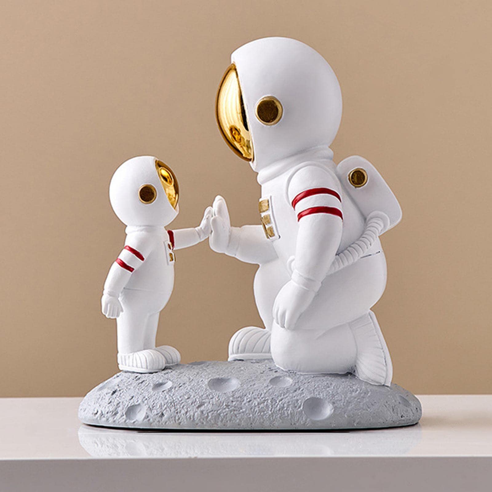 For escritorio, oficina, hogar, familia, adornos abstractos, colección, regalos, figuras, estatuas de arte for decoración del hogar, padre, resina, figuras de astronauta, esculturas, centros de mesa,