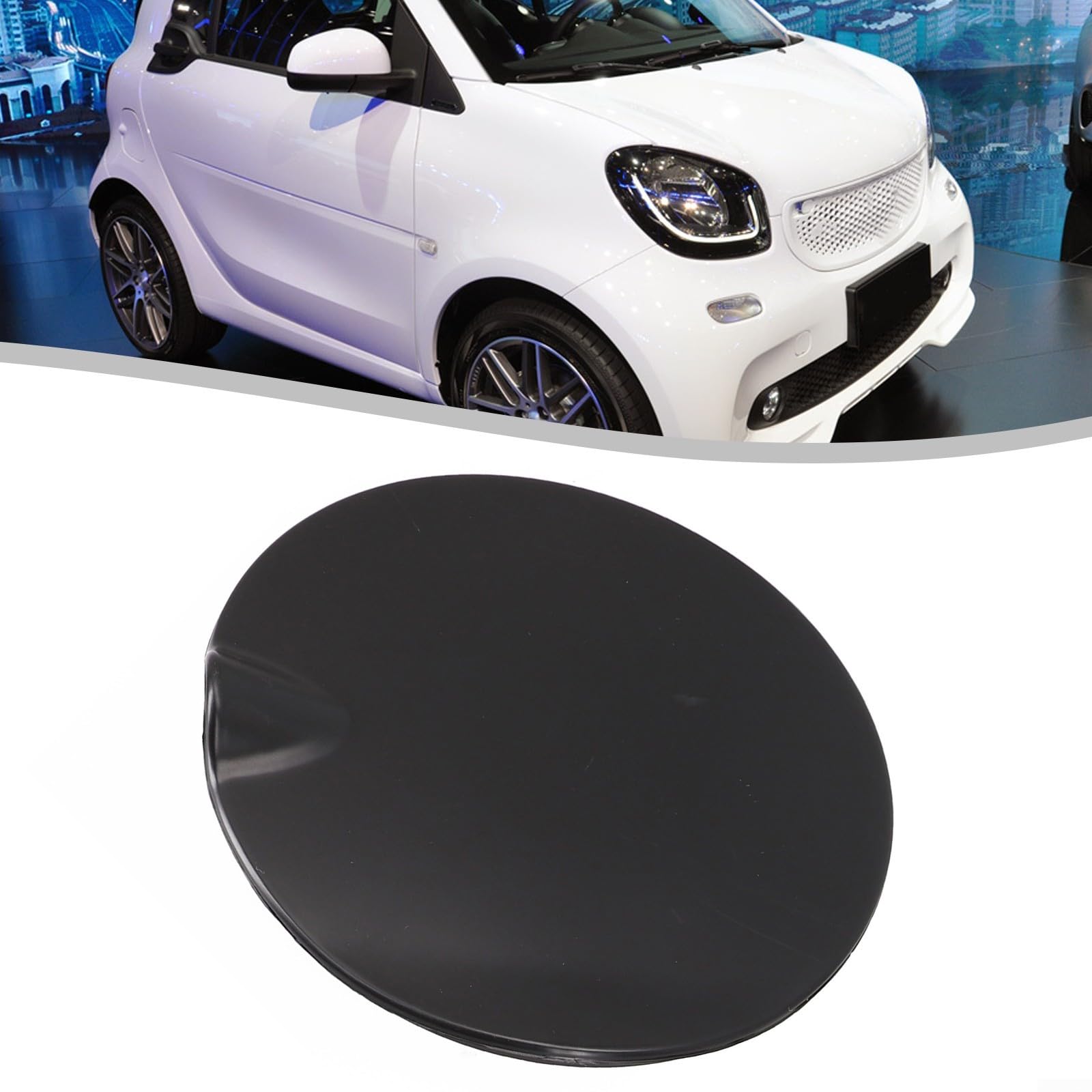 Tappo Sportello Serbatoio Carburante Per Mercedes Classe E W213 2016-2021 – Sostituisce 2137572100, Nero Lucido, Guida A Sinistra