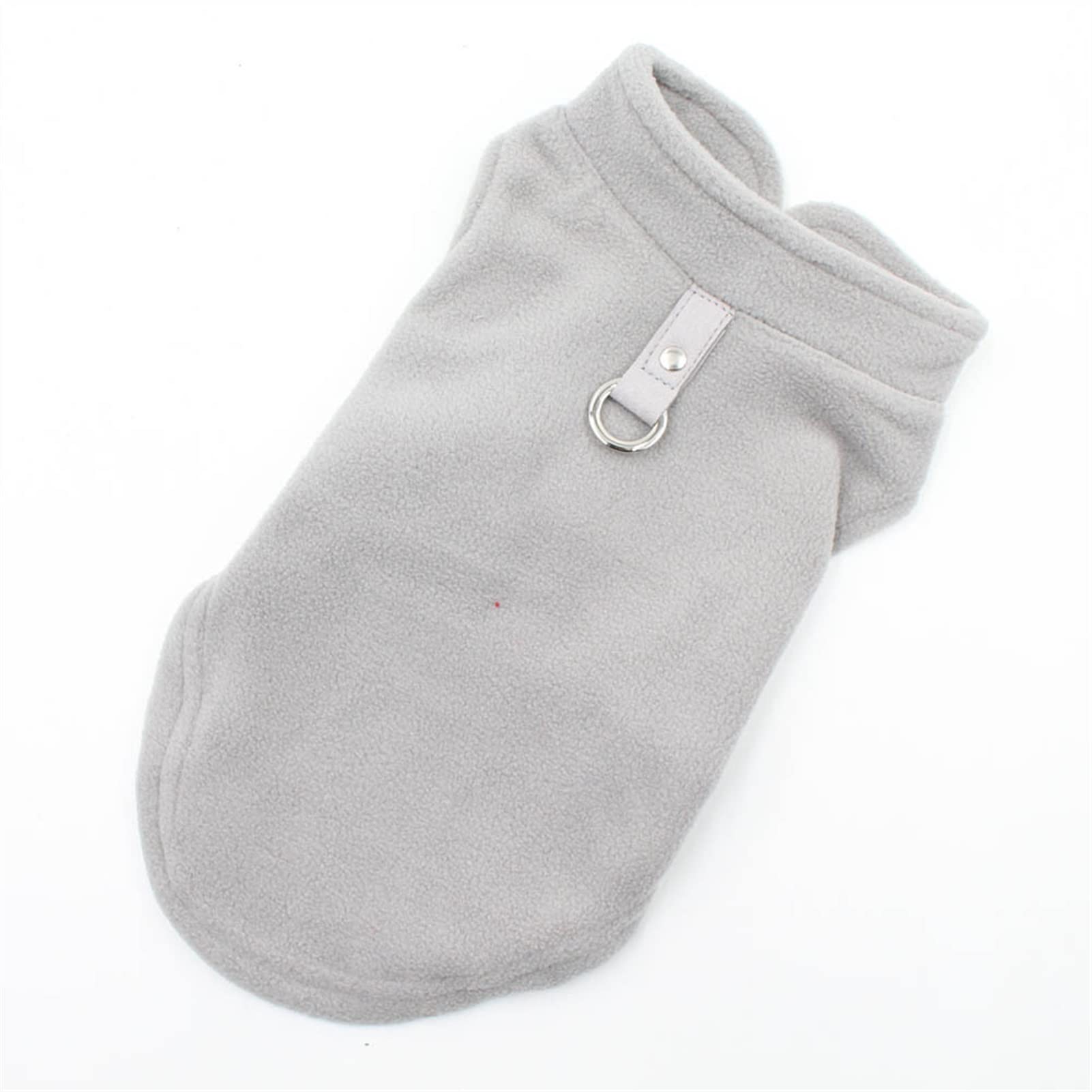 Gilet en polaire petit chien gris M pour balades hivernales au chaud