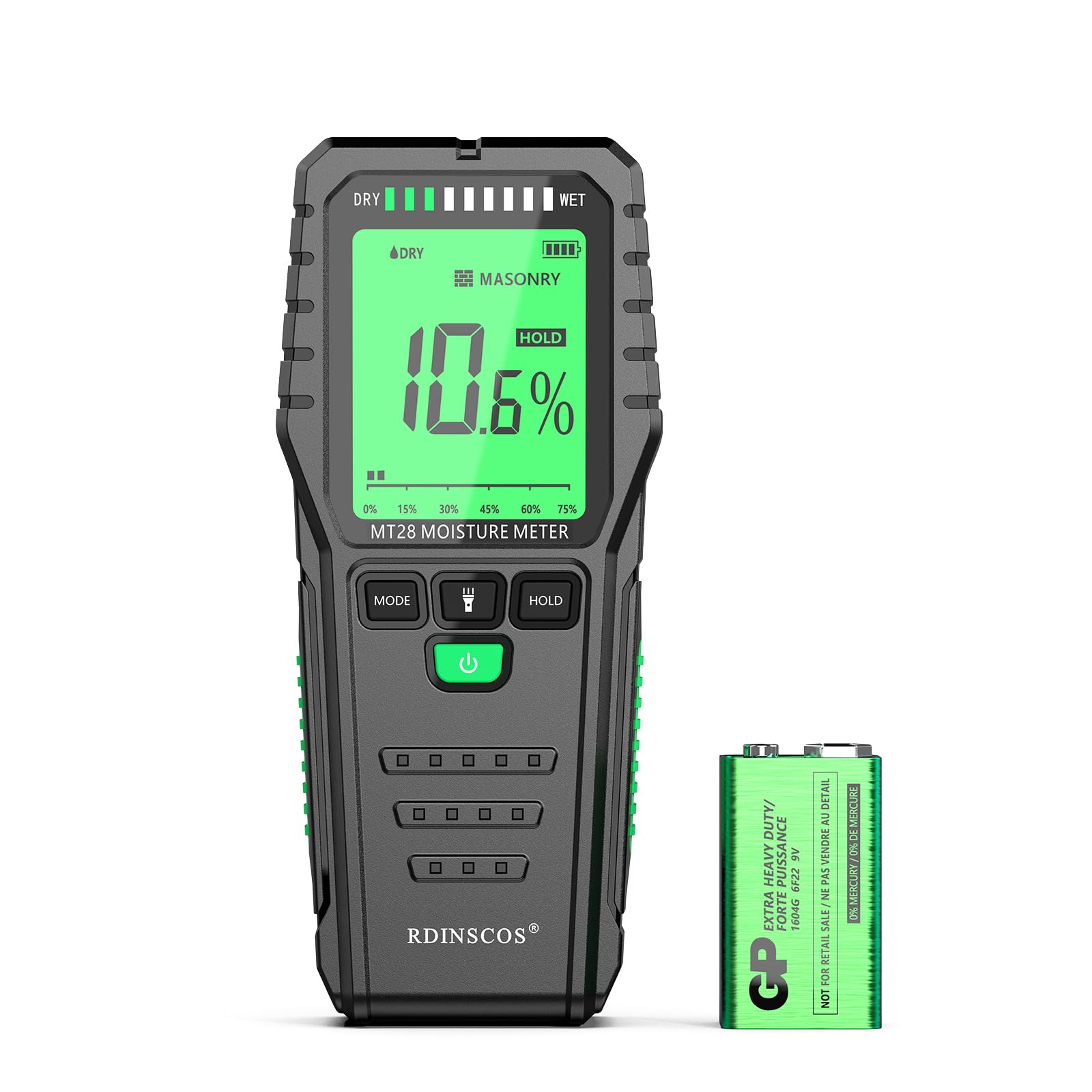 RDINSCOS Pinless Moisture Meter