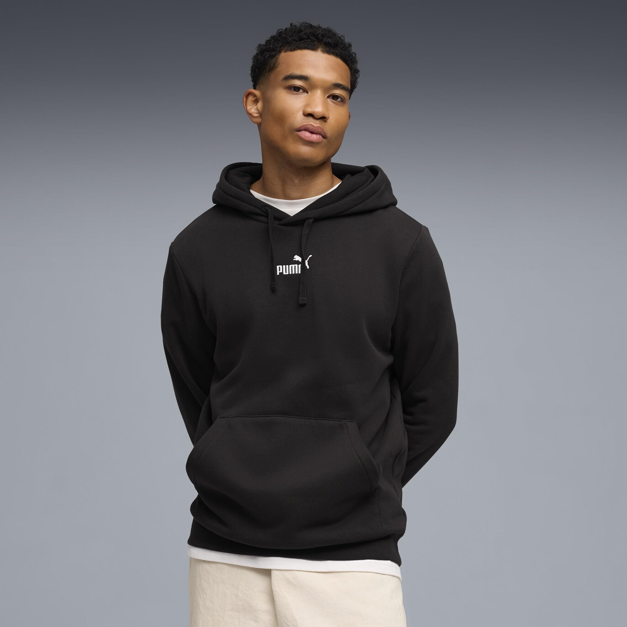 PUMA Sudadera de Felpa con Capucha Essentials con Logo n.º 1 Hombre