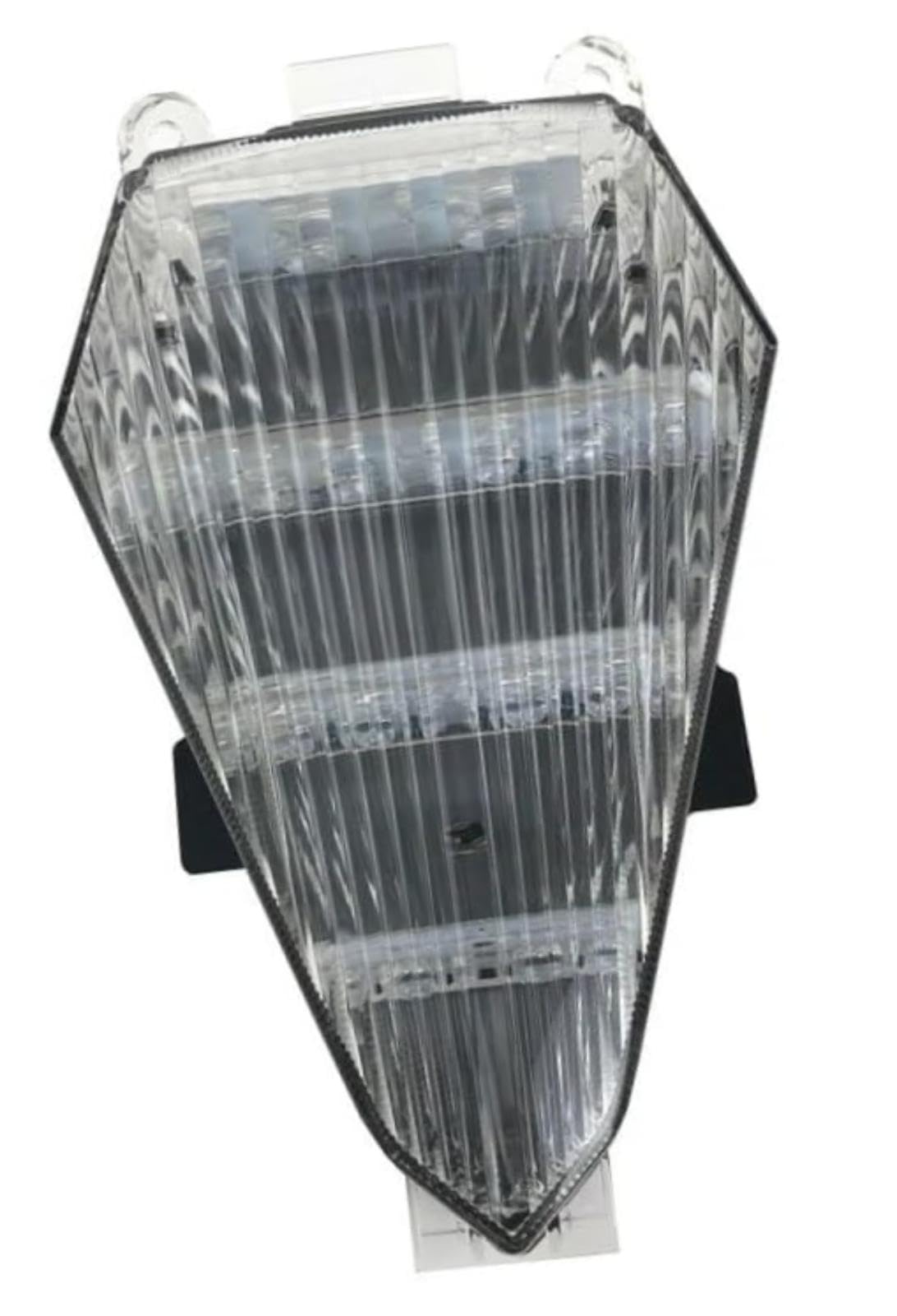 Fanale posteriore con segnale di stop e indicatori di direzione integrati per moto, per YZF R6 2008-2016 Luce di indicatore di direzione per bicicletta (White) Luce di indicatore (White)