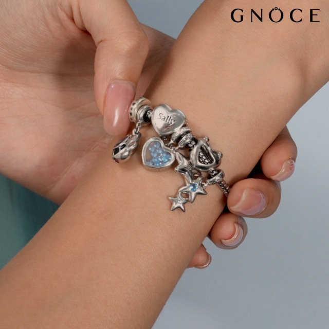 Charms Crâne En Argent Sterling S925 - Pendentifs Pour Bracelets, Colliers - GNOCE