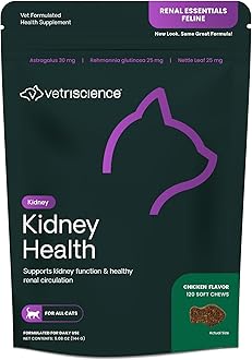 Laboratories Renal Essentials, Kidney Health Support for Cats, 120 Bite Sized Chews, 0900662.120, 120 chews