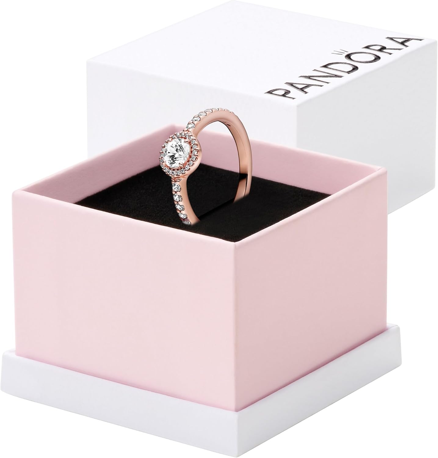 Pandora Classic Sparkle Halo Ring Rose Gold Ring Bahrain Ubuy
