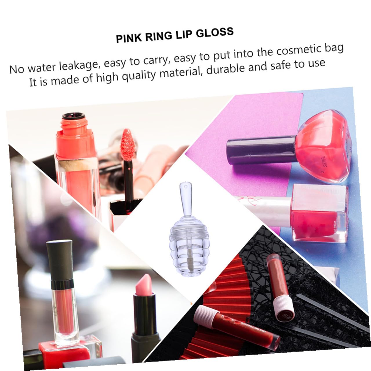 2 Set Tubetti Mini Gloss Labbra Trasparente Riutilizzabili Balm E Rossetto Per Viaggi E Regali 12 Pezzi*2