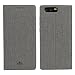 Produktbild Honor 9 Hülle, Feitenn dünne Premium PU Leder Flip Handy Schutzhülle | TPU-Stoßstange, Magnetverschluss, Kartenschlitz, Kameraschutz- und Standfunktion Case Brieftasche Etui (Grau)