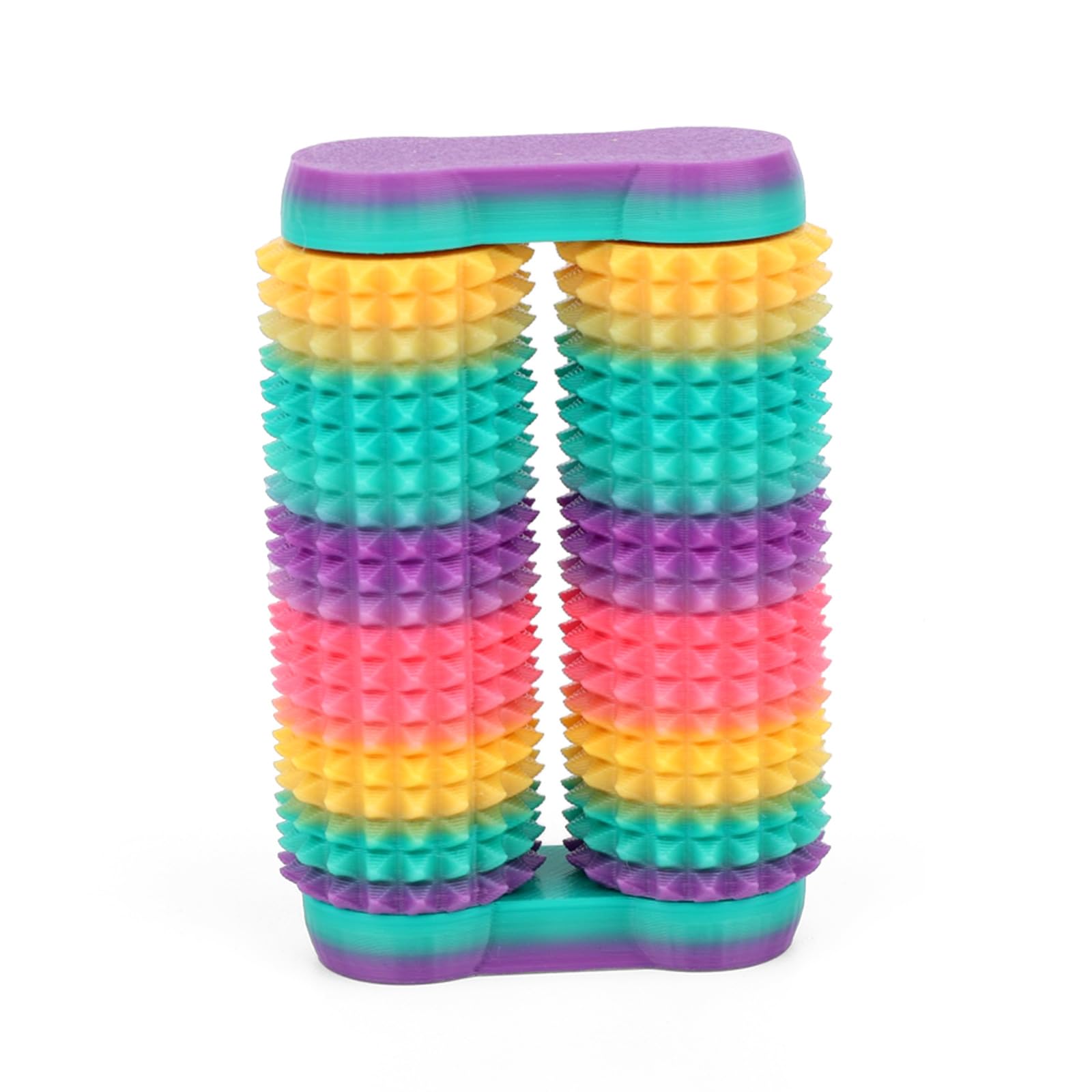 BOXOB Mini Fidget Toy for Adults Pocket Pain Stim Fidget Handheld Spiky Grippie Massage Rollers Stress Relieving Sensory Toys Novelty Gifts for Friends Students