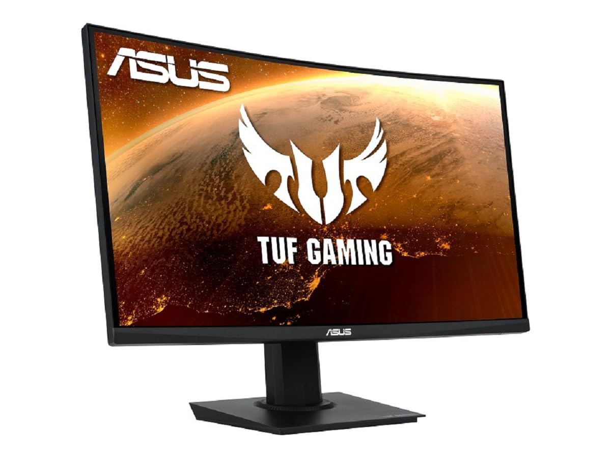 ASUS TUF Gaming VG24VQE - Ecran PC gaming 23,6" FHD - Dalle VA Incurvée - 1ms - 165Hz - 1920x1080 - 250cd/m² - 1x DP & 2x HDMI - ELMB - AMD FreeSync Premium - Haut-parleurs - Shadow Boost