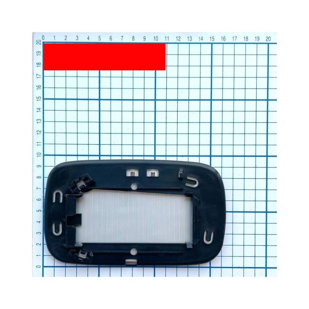 MBEIBEINB Specchio Retrovisore Auto per Volvo S40 C70 V50 2004 2005 2006 2007, con Piastra di Supporto Riscaldabile Specchietto Vetro Sostituire,Left