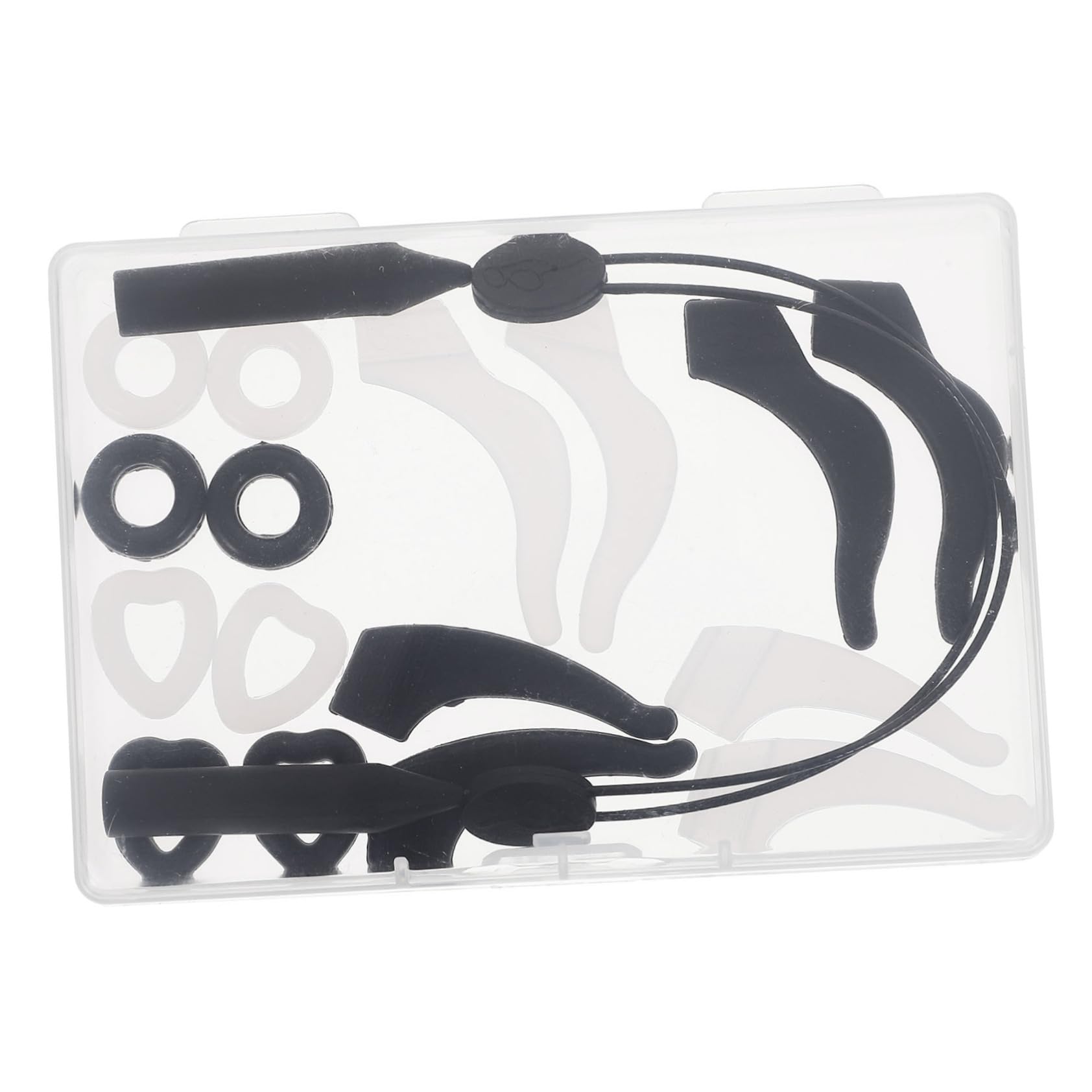 Mipcase Ergonomic Eyeglass Ear Pads 17 Pack Silicone Glass Ear Covers Non-slip Temple Tips for Active Wear