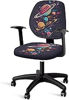 Vista 1 de Fundas para silla de oficina Galaxy - 2 fundas para sillas de escritorio, invitados y juegos, universal, elásticas