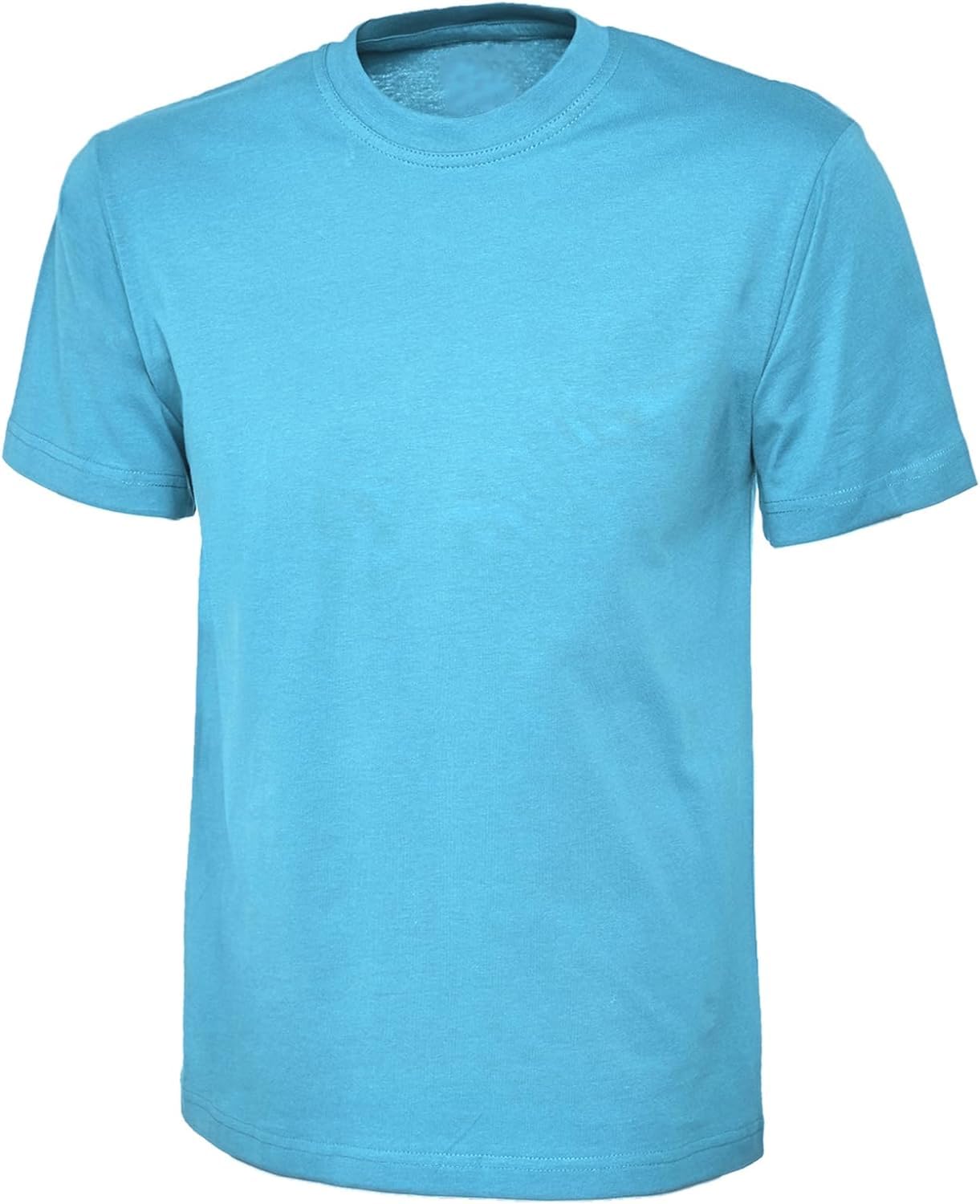 COOZO Mens Classic T-Shirt - Sky - 5XL