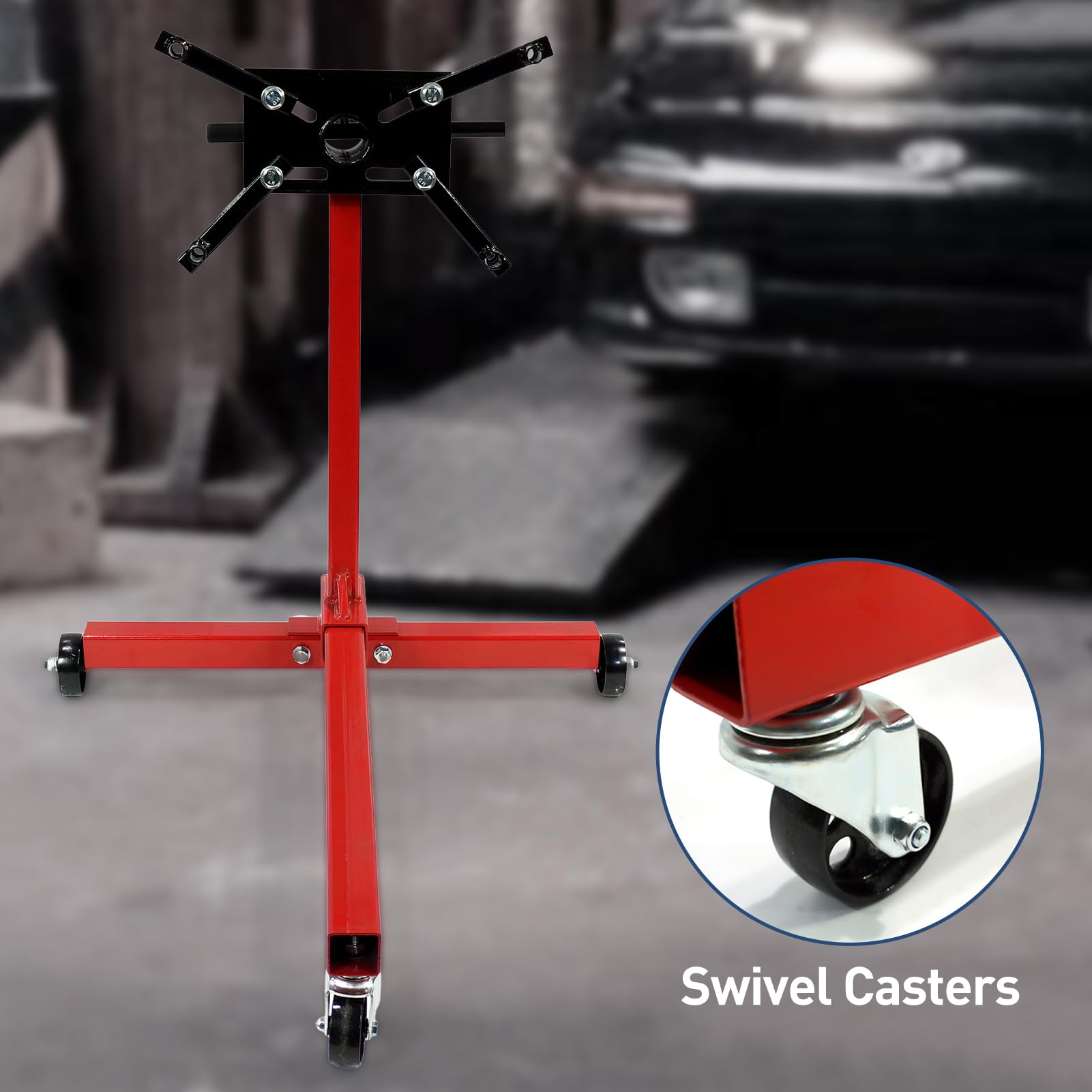 Snapklik.com : PeakPursuit Rotating Engine Stand, 750 Lbs Capacity ...