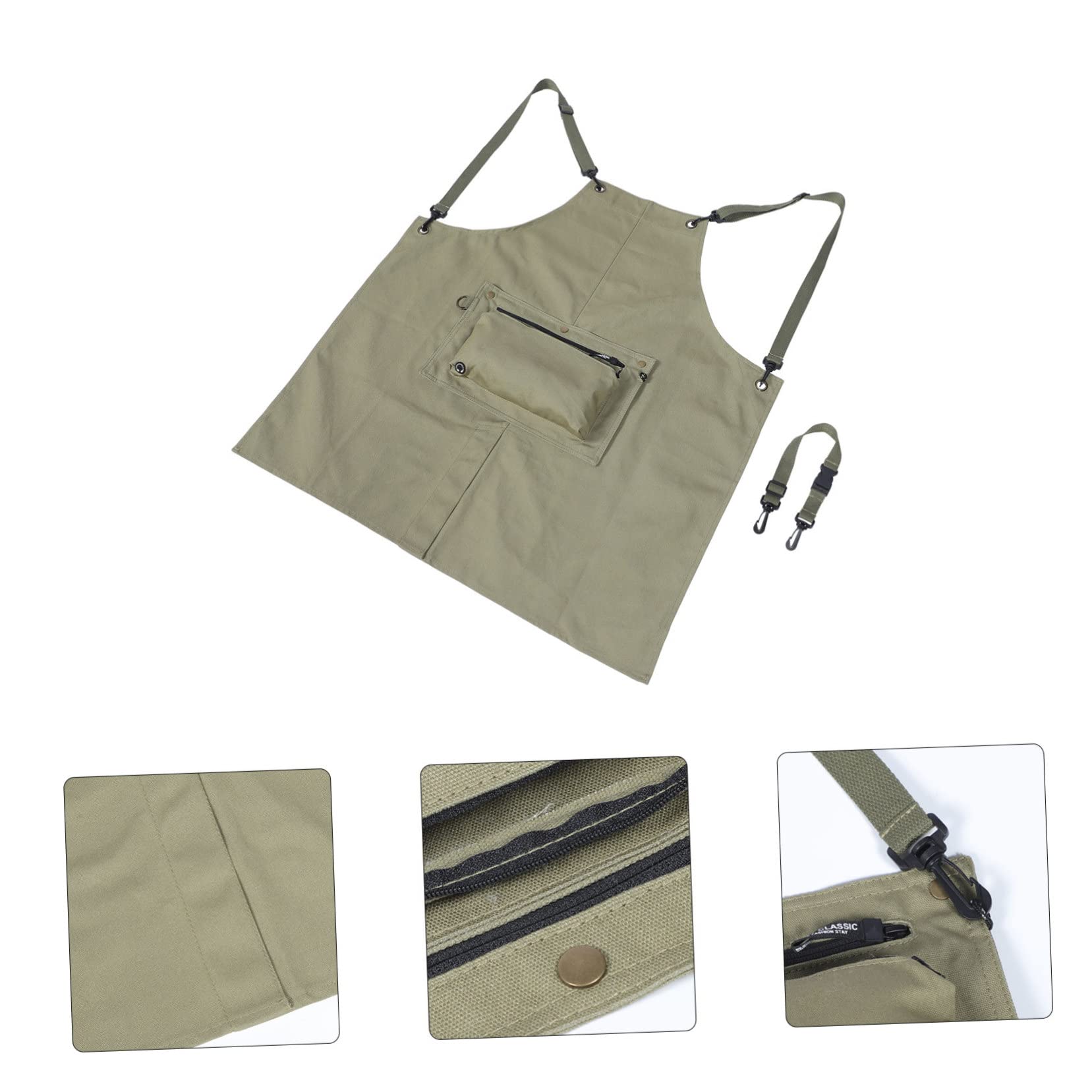 Delantal Resistente Desgaste Delantal De Cocina Reutilizable De Herramientas De Jardín De Trabajo Para Asar Monos Para Hombres