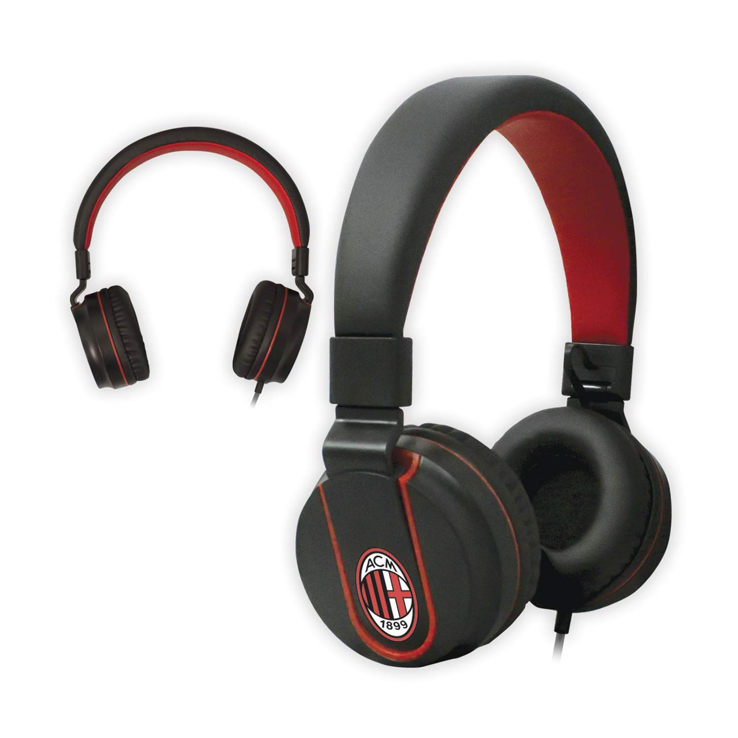Techmade tm-ip952-mil Multimedia Headphones Official Milan Red/Black