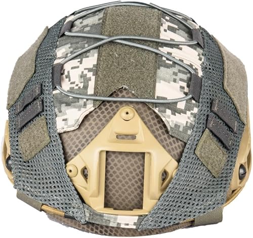 Miniatura 8 de Lancer Tactical Funda de casco para cascos MH, PJ y BJ Fast  Militar, Paintball, caza y equipo de tiro  Hecho de nailon 1000D