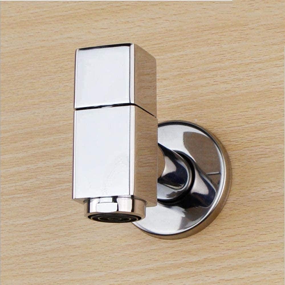 Rubinetto per lavatrice Rubinetto per angolo bagno in rame Rubinetto singolo Miscelatore da giardino freddo Olio per esterni Rubinetto piccolo nero decorate