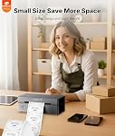 Rongta Imprimante d'étiquette d'expédition thermique Bluetooth, sans fil 4x6 Imprimante d'étiquette pour les paquets d'expédition et petites entreprises, Windows/Mac/Android/iOS compatible, support USPS, UPS, Etsy, Shopify, RP425