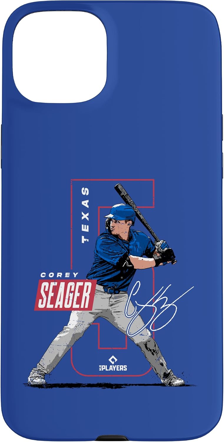 Corey Seager | Texas Baseball MLB Players | MLBSEA4052 Case for iPhone 15
