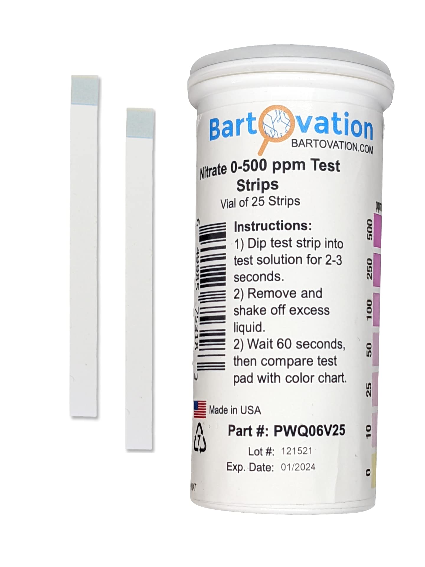 Nitrate Test Strips - Detect Nitrate Levels -1