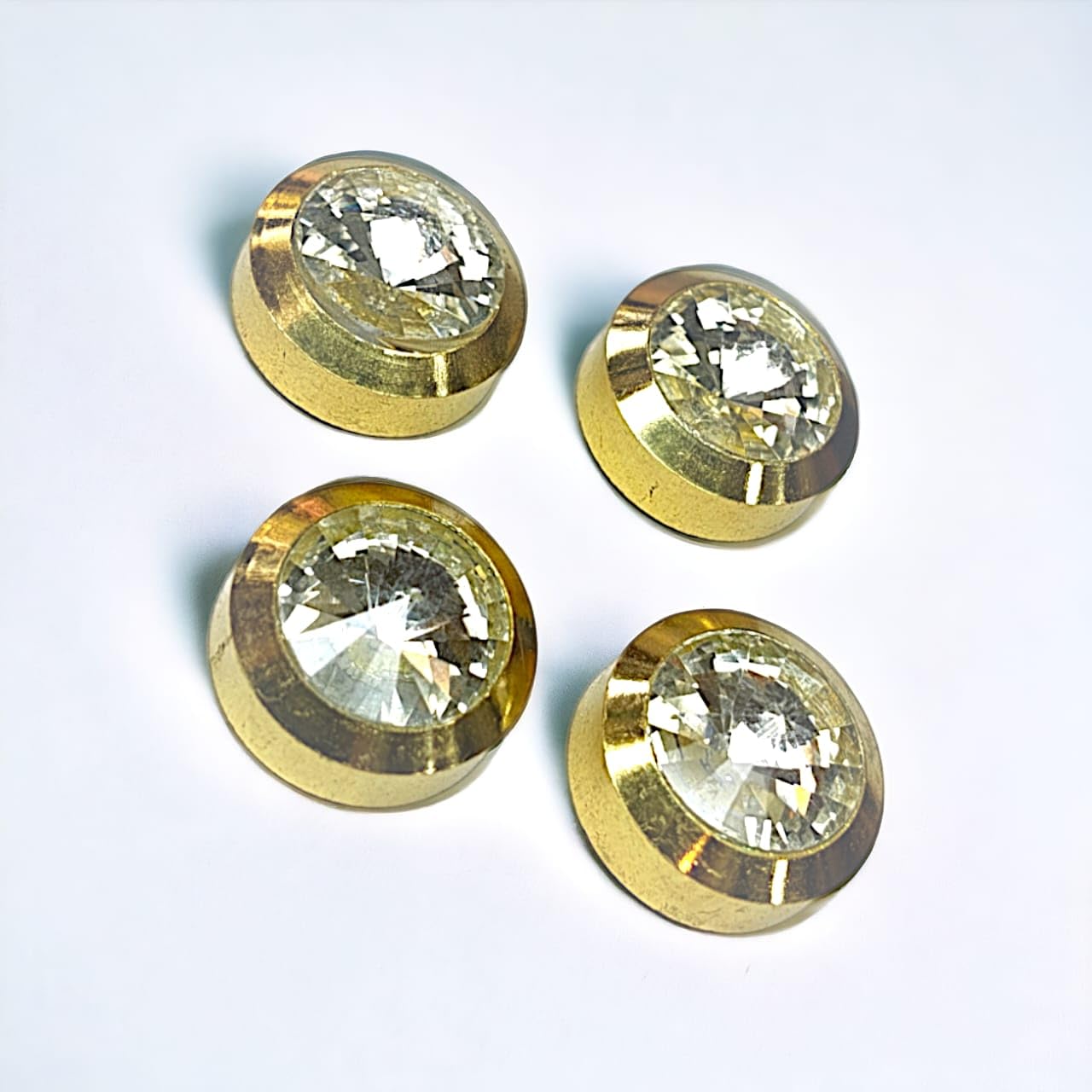 Gold Mirror Screw Caps - Decorative Brass Screws -7