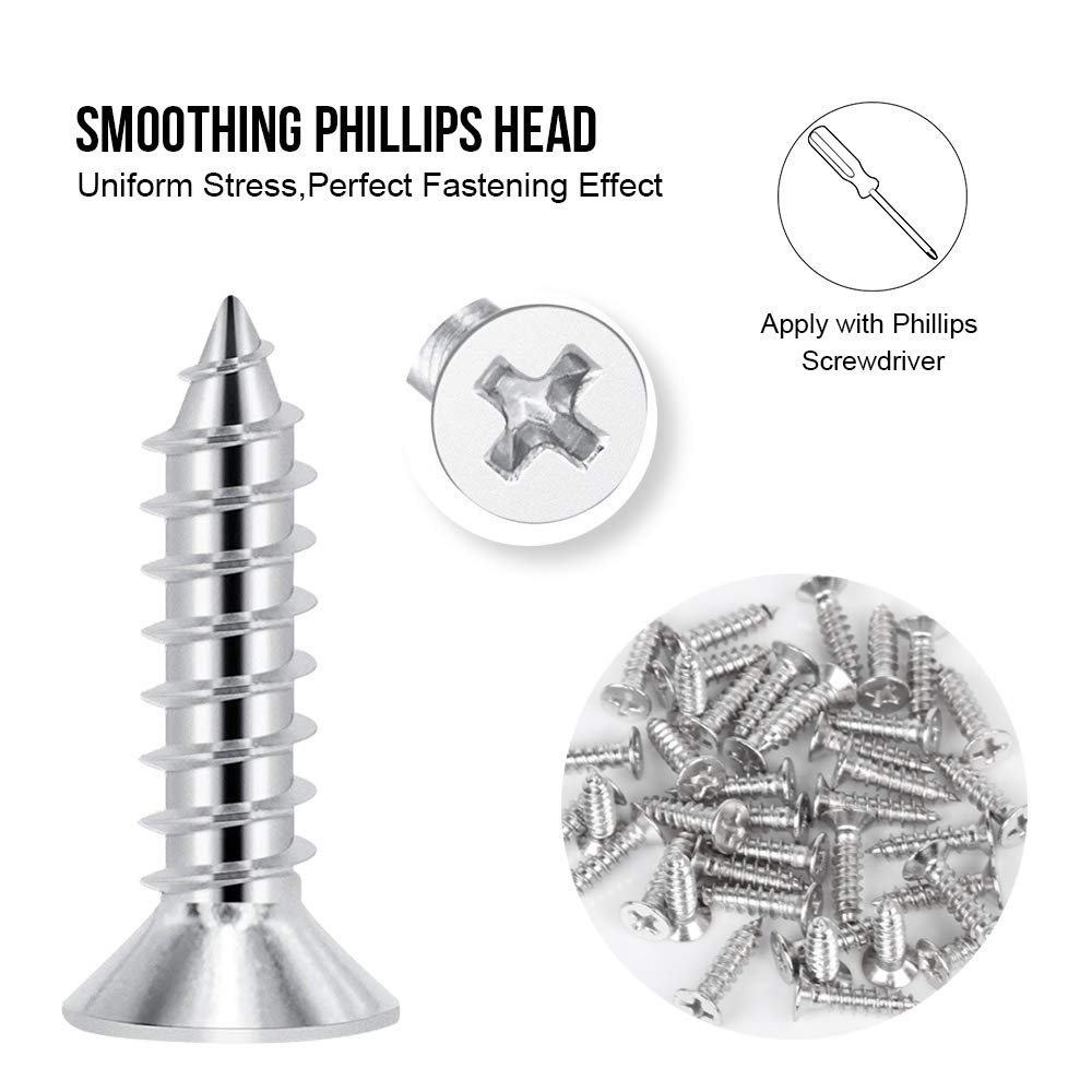 Teenitor 16 Pcs Corner Braces 20x20mm 90 Degree Right Angle Brackets