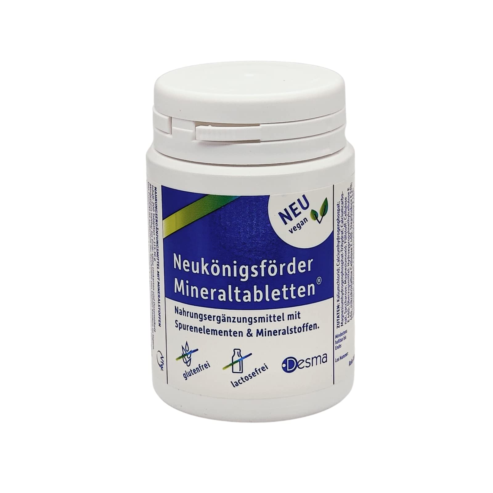 NEUKÖNIGSFÖRDER MINERALTABLETTEN 200 St. I Mineralstoffe und Spurenelemente I Sparset mit Pharma Perle give-away