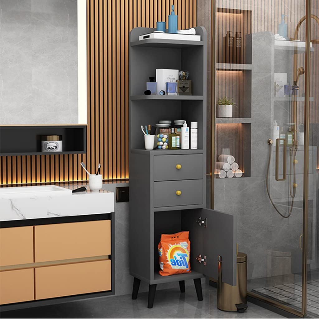 Amazon|63インチの狭いキャビネット、自立型リネンタワーキャビネット Amazon|63インチの狭いキャビネット、自立型リネンタワーキャビネット