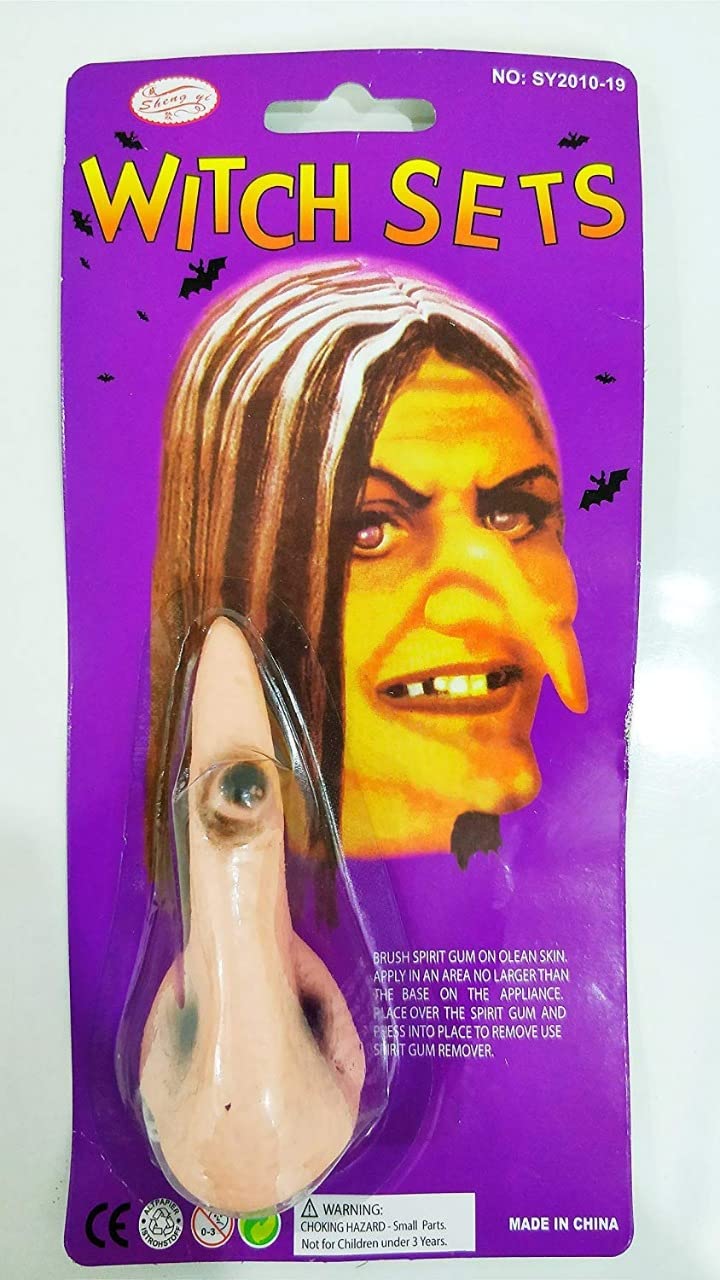 Witch Nose Halloween Costume for Party Dress Kids Halloween Party Favors Decorations 1 pcs