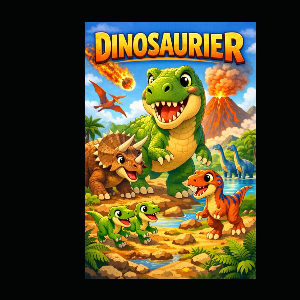 „Malspaß mit Dinos – Für Schule und Zuhause“: Das ideale Ausmalbuch für Kinder in der Schule und Zuhause