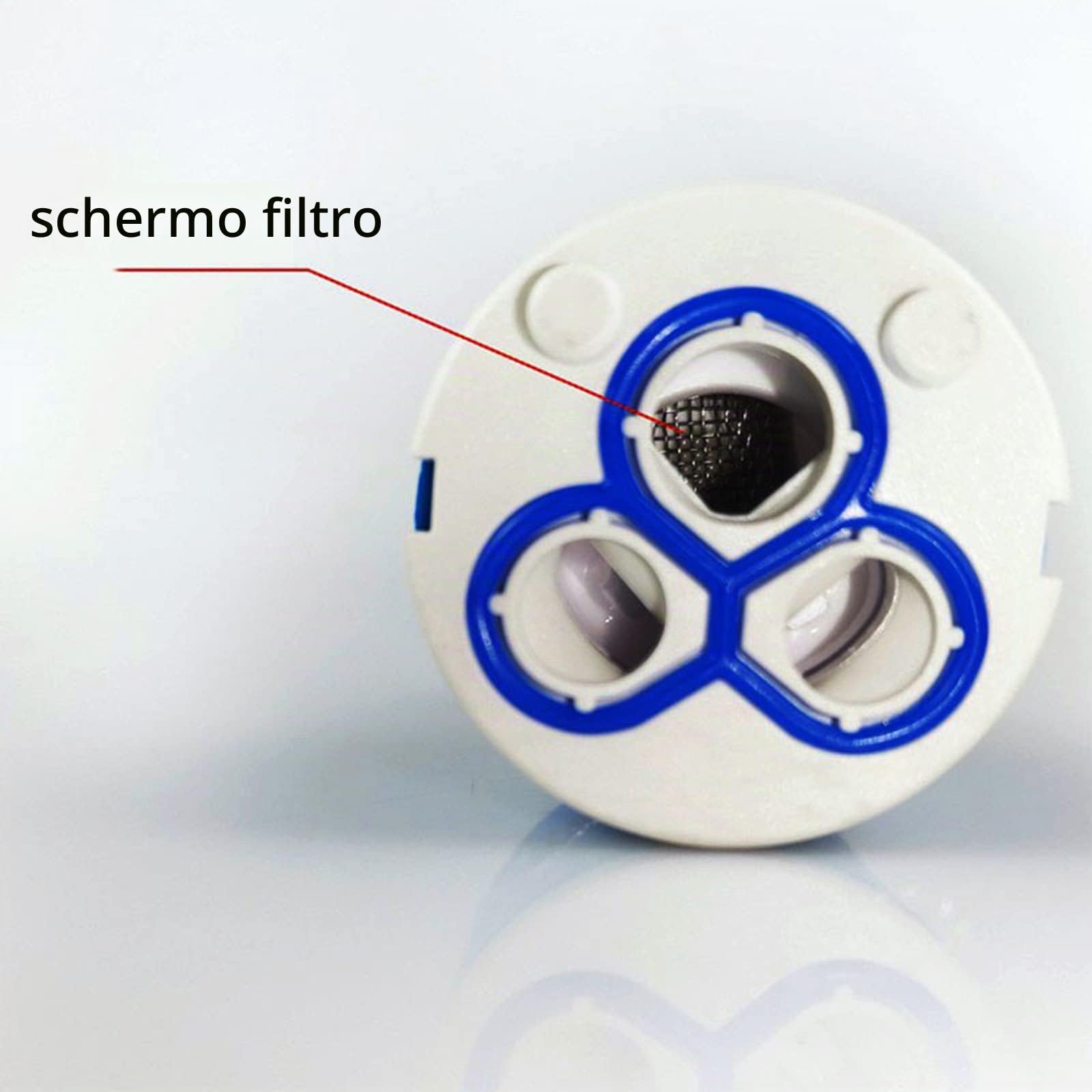 Cartuccia in Ceramica 35 mm per Rubinetto da Cucina Monocomando, Miscelatore, Lavabo e Doccia