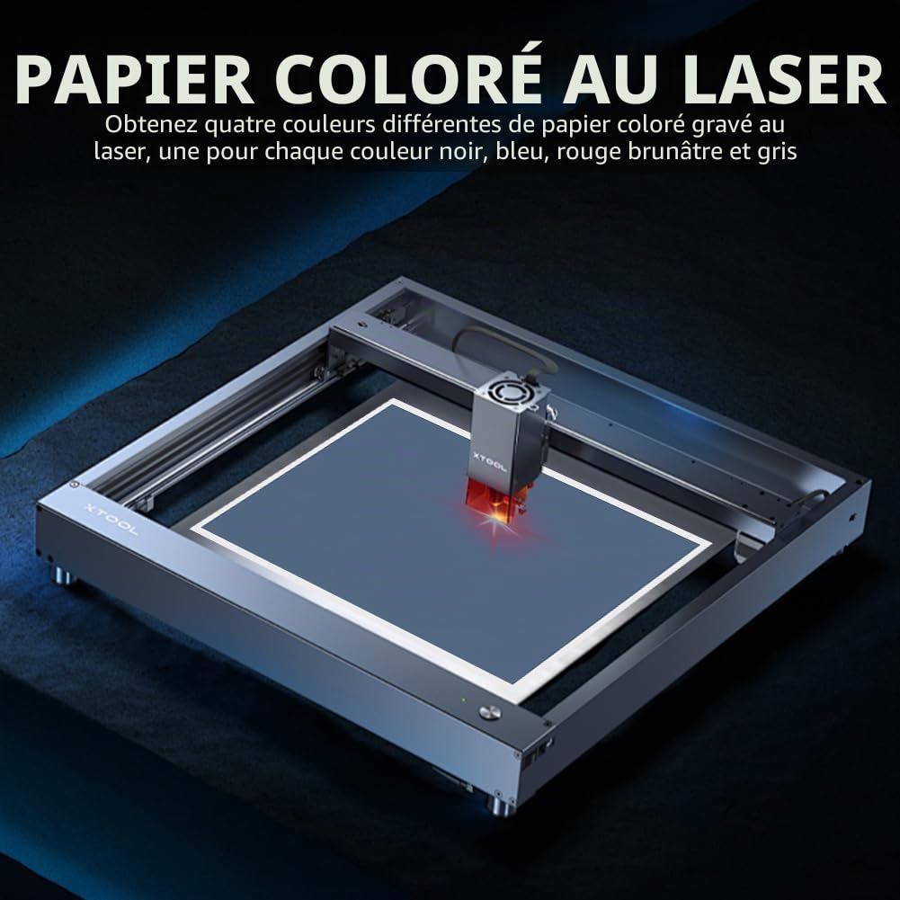 Lot de 10 papiers de couleur pour machine de gravure laser, papier de marquage et de marquage laser, 27 x 39 cm, papier de marquage gravé au laser, papier de marquage pour le marquage et la gravure