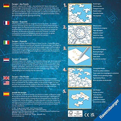 Escape puzzle Kids 368 pièces : 'aventure des pirates Ravensburger France - vue 4