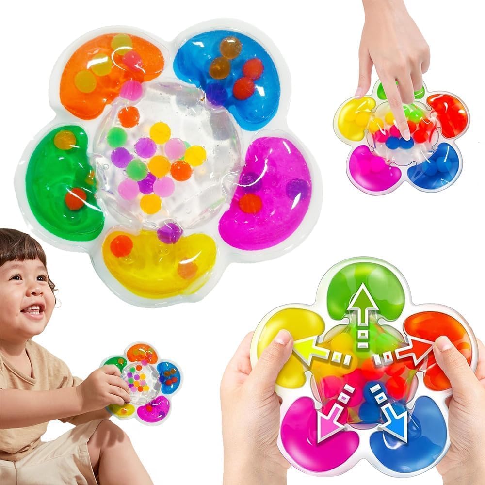 Color Sorting Sensory Toys, Number Color Sorting Sensory Toys for Toddlers Ages 3+, Colorful Fine Motor Skills Game, Travel Matching Fidget Toys, Calm Down Montessori Toys for Kids Boys and Girls