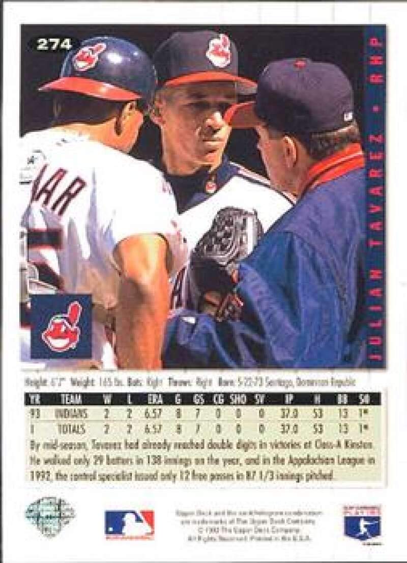 Amazon.com: 1994 Collector's Choice Baseball #274 Julian Tavarez