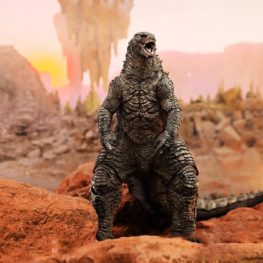 GWTCTOY Hiya Toys Licencjonowana Figurka Akcji Król Potworów Kong - 15 cm Kolekcjonerska Figurka Dinozaura, Model Dekoracyjny