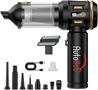 Auto Hub 4 in 1 Vacuum Cleaner for Car & Home, Cordless Car Vacuum Cleaner & Blower | Rechargeable 6000mAh | BLDC Motor | ... Price In India