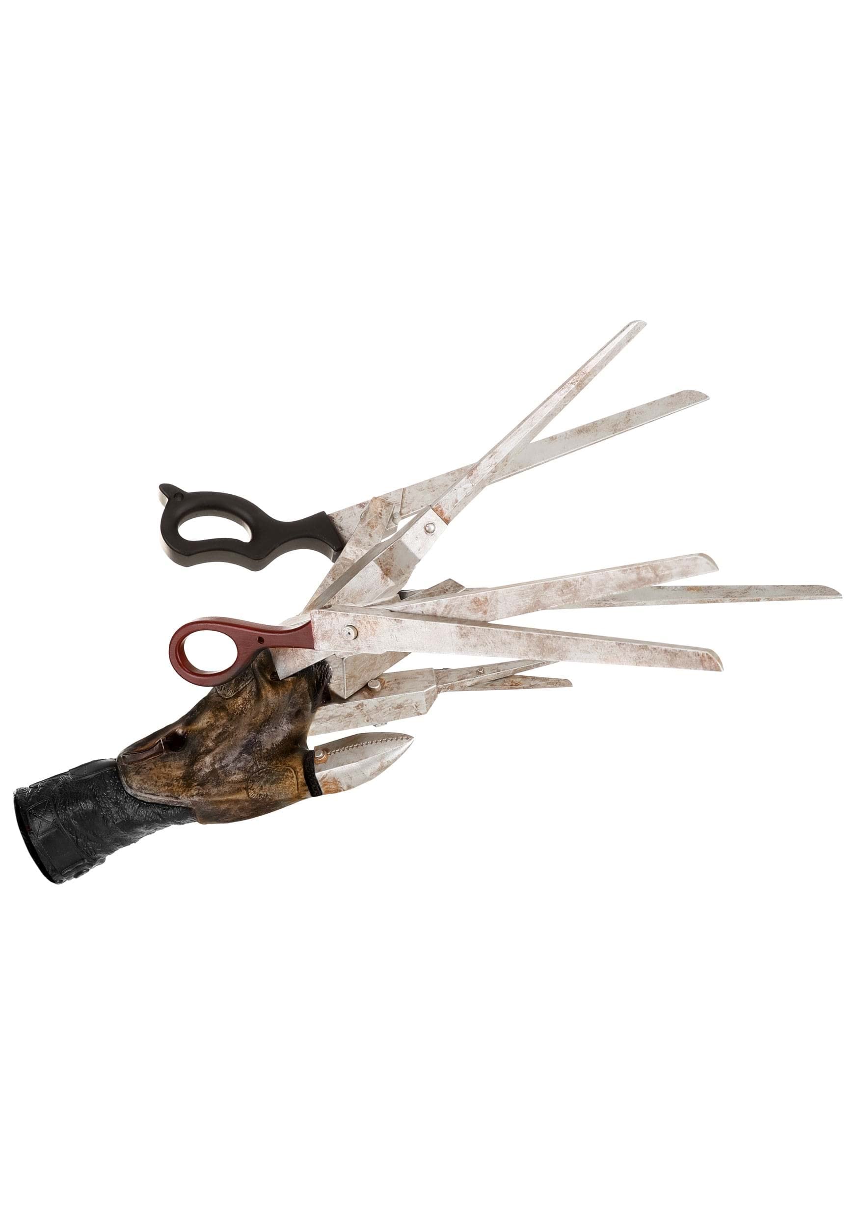 Authentic Edward Scissorhands Halloween Costume Accessory, Molded Latex Wearable Gloves, Realistic Blades