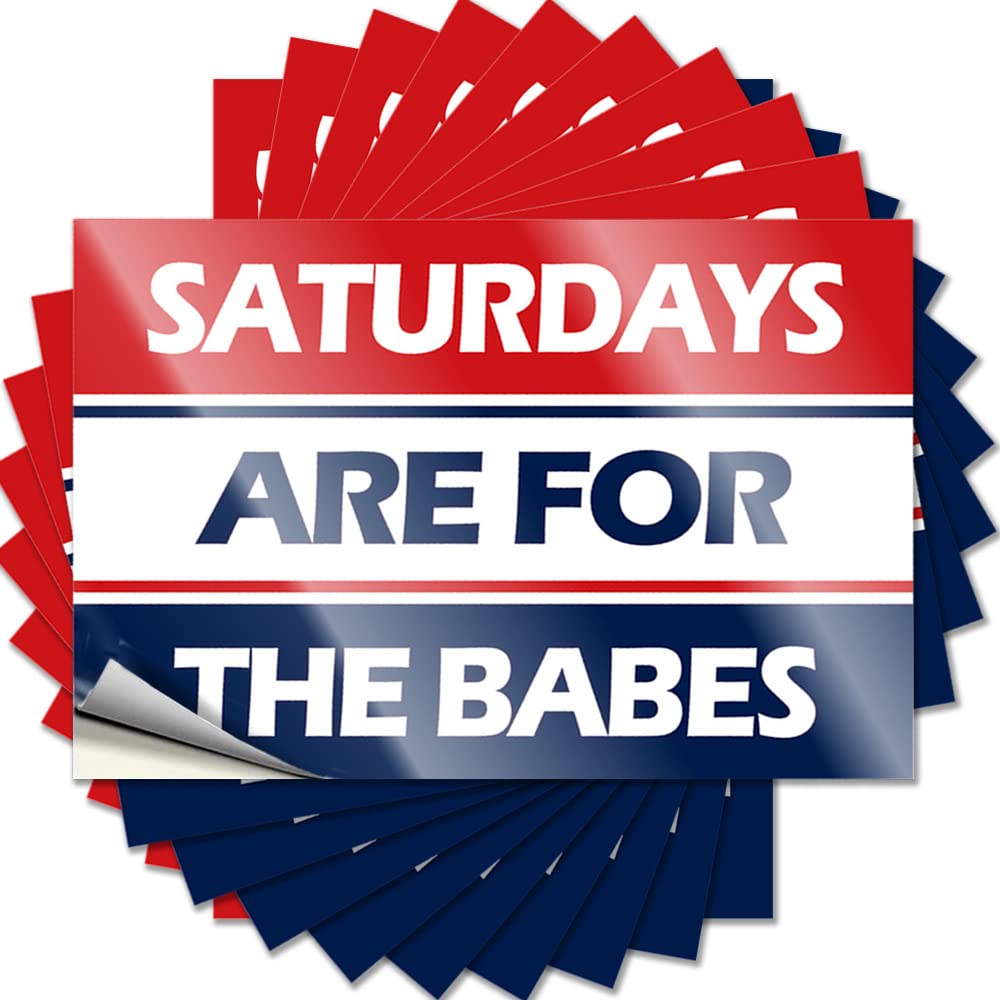 Spring Outdoor Decor Funny Sticker - Girly Darts Garage Saturdays are for The Babes(8X12CM)