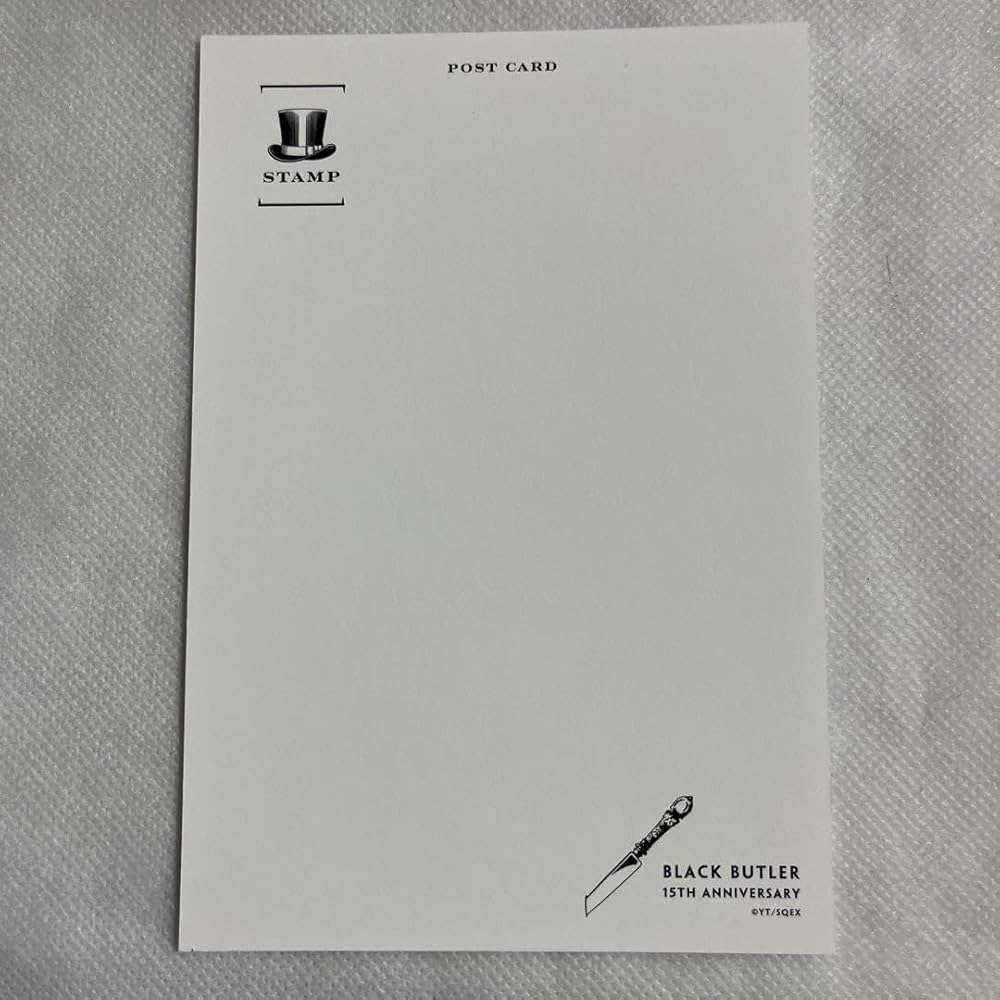 Amazon.co.jp: 黒執事 セバスチャン シエル ポストカード