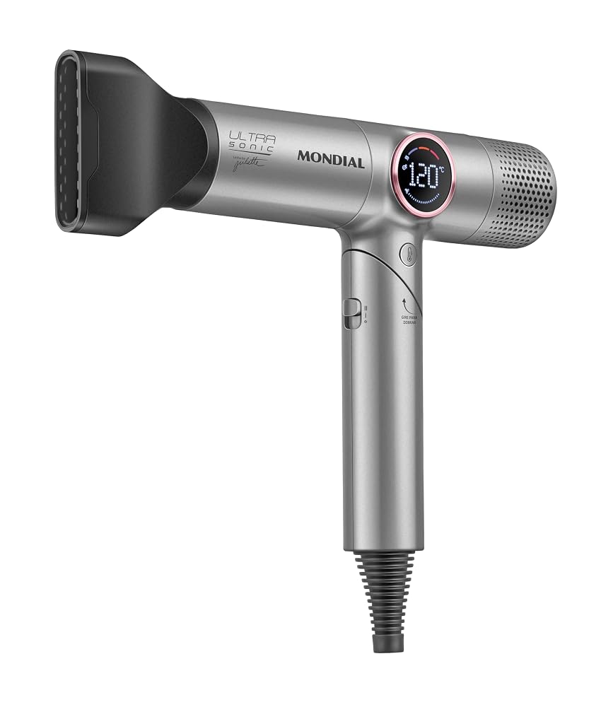 MONDIAL Secador Ultra Sonic By Juliette BLDC com Cabo Dobrável 127V - SCP-JU-04-US