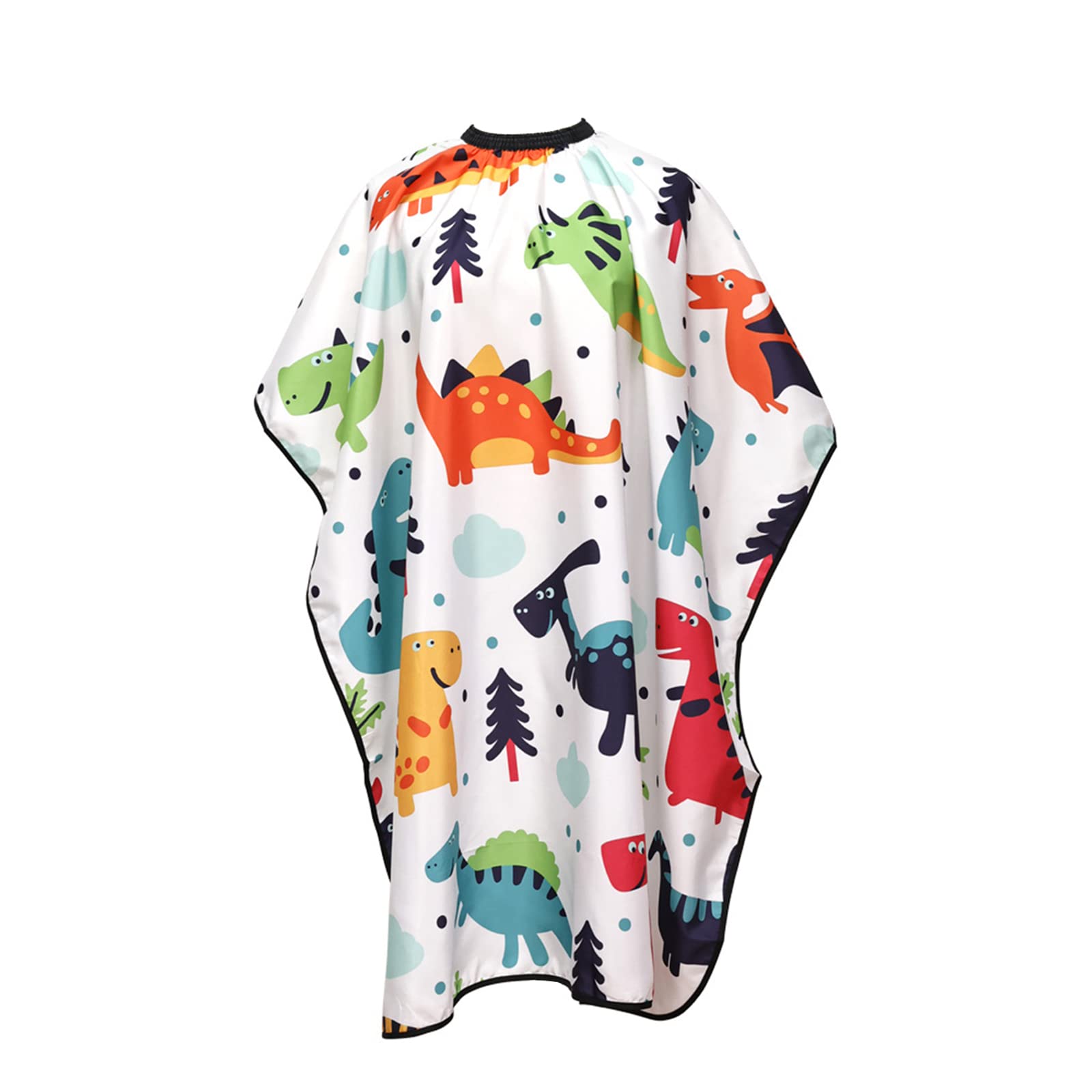 1 Piezas Capas de Peluquería de Niños, Capa de Peluquería Impermeable Patrón de Dinosaurio Capa Ajustable del Salon Profesional Cabello Delantal de Peluquería Infantil Delantal de Barbero