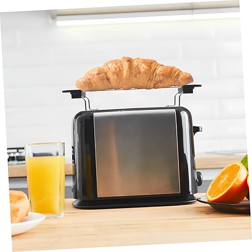 Miniatura 5 de DOITOOL Estante de calentamiento para tostadora, de acero inoxidable, para calentar, para sándwiches, para pan tostado, calentador de bollos para el