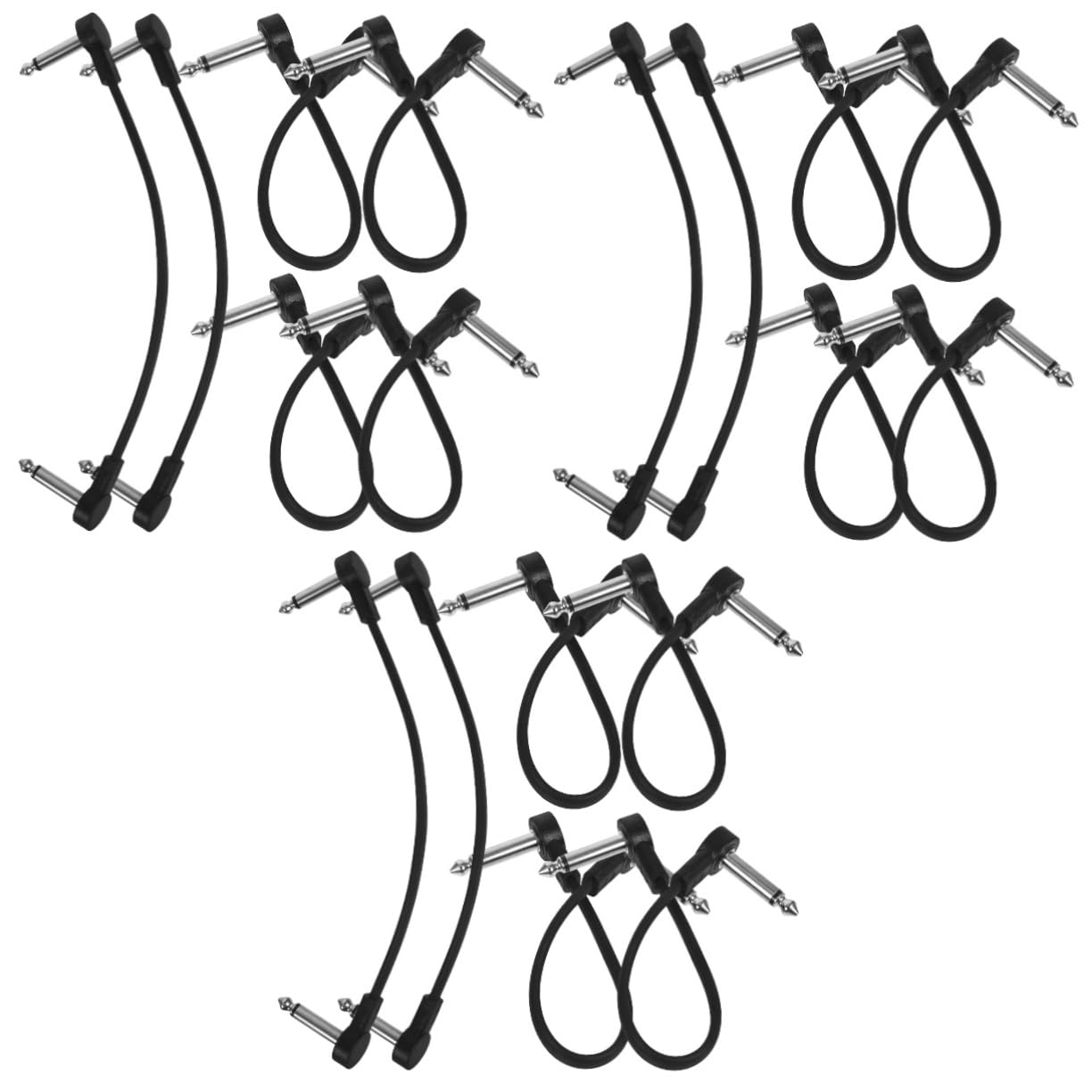 TOYANDONA 3 Sets Gitarren-patchkabel Robuste Patchkabel Für Gitarrenpedale Einfache Konstruktion Für Musiker 6 Stück X 3